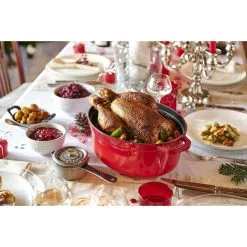 Staub Cocotte 27 Cm, Oval, Kirsebærrød, Støbejern 9 Staub Cocotte 27 Cm, Oval, Kirsebærrød, Støbejern -Køkkenudstyr Butik 000011004 1