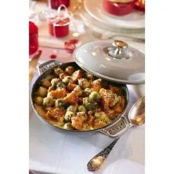 Staub Ovnfad Med Låg 20 Cm, Støbejern -Køkkenudstyr Butik 000011011