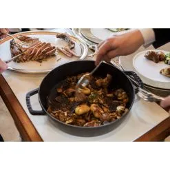 Staub Stegepande 26 Cm, Støbejern, Sort -Køkkenudstyr Butik 000013458