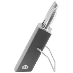 BSF Sæt Med Knivblok 7-dele, Grå -Køkkenudstyr Butik 000016382