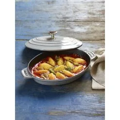 Staub Ovnfad Med Låg 23 Cm, Støbejern -Køkkenudstyr Butik 000017031