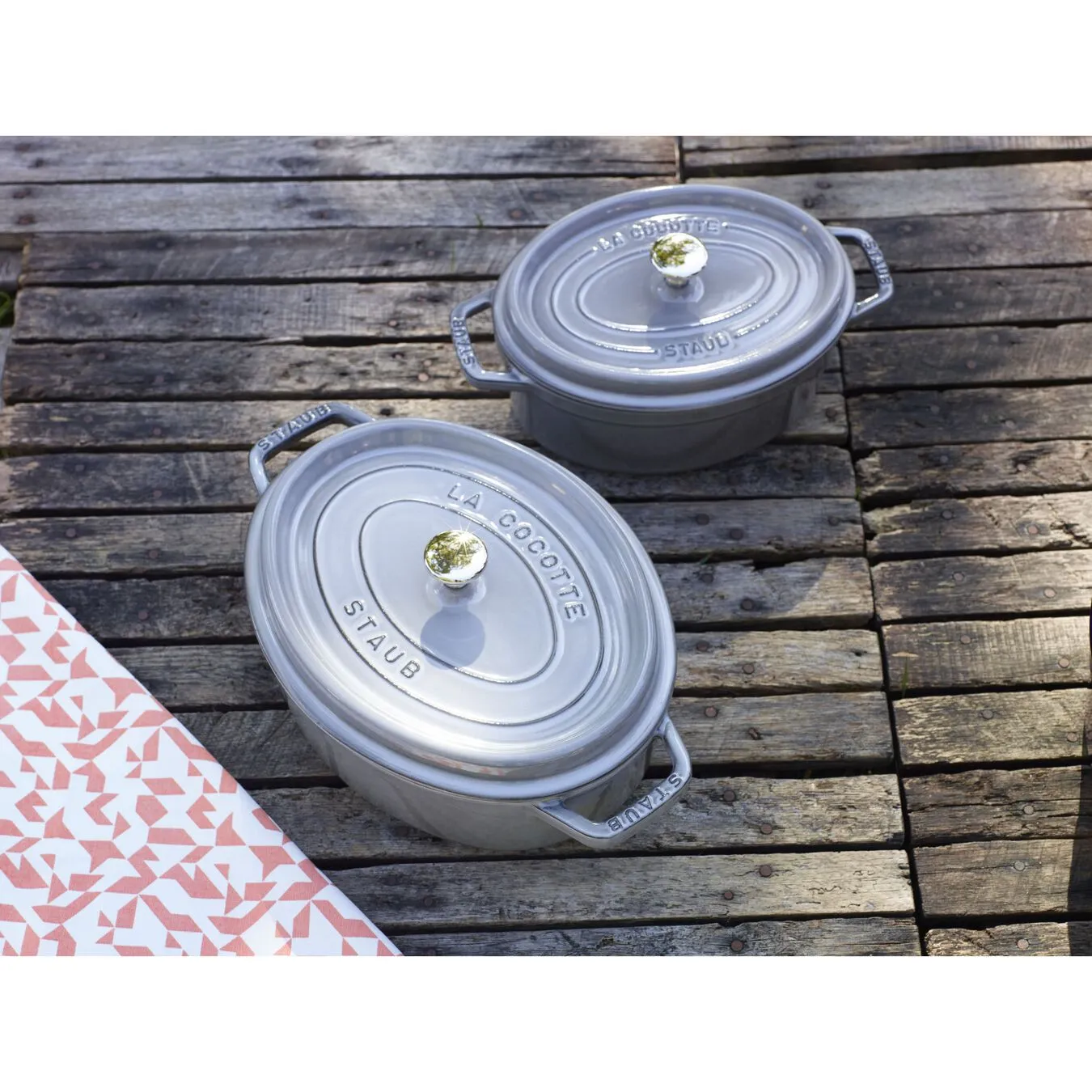 Staub Cocotte 15 Cm, Oval, Grafitgrå, Støbejern 6 Staub Cocotte 15 Cm, Oval, Grafitgrå, Støbejern - Billede 6