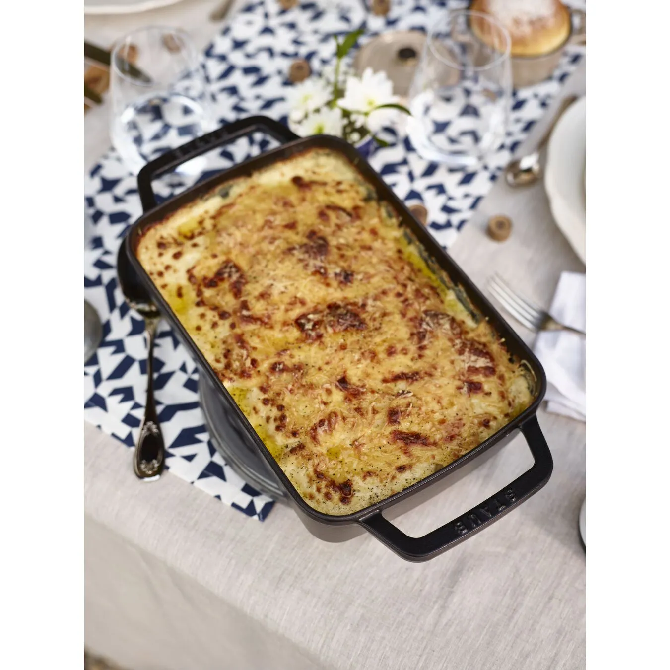 Staub Ovnfad 30 Cm, Støbejern 3 Staub Ovnfad 30 Cm, Støbejern - Billede 3