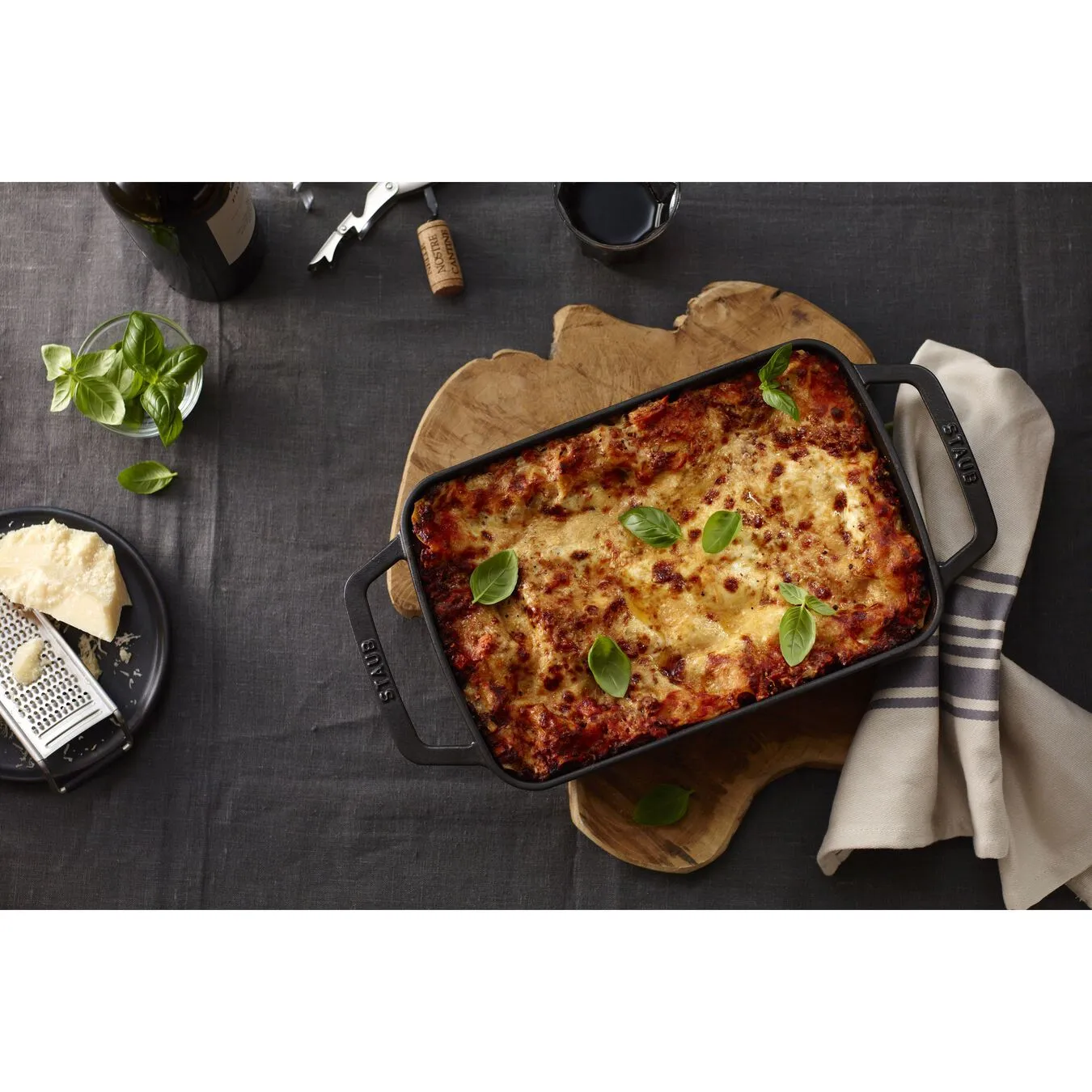 Staub Ovnfad 30 Cm, Støbejern 3 Staub Ovnfad 30 Cm, Støbejern - Billede 3