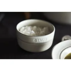 Staub Skål 10 Cm, Keramisk, White Truffle -Køkkenudstyr Butik 000019560