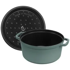 Staub Cocotte 28 Cm, Rund, Eukalyptus, Støbejern -Køkkenudstyr Butik 1023970 9