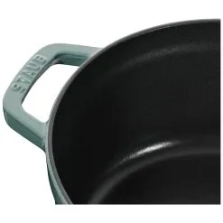 Staub Cocotte 24 Cm, Rund, Eukalyptus, Støbejern 8 Staub Cocotte 24 Cm, Rund, Eukalyptus, Støbejern -Køkkenudstyr Butik 1025323 3