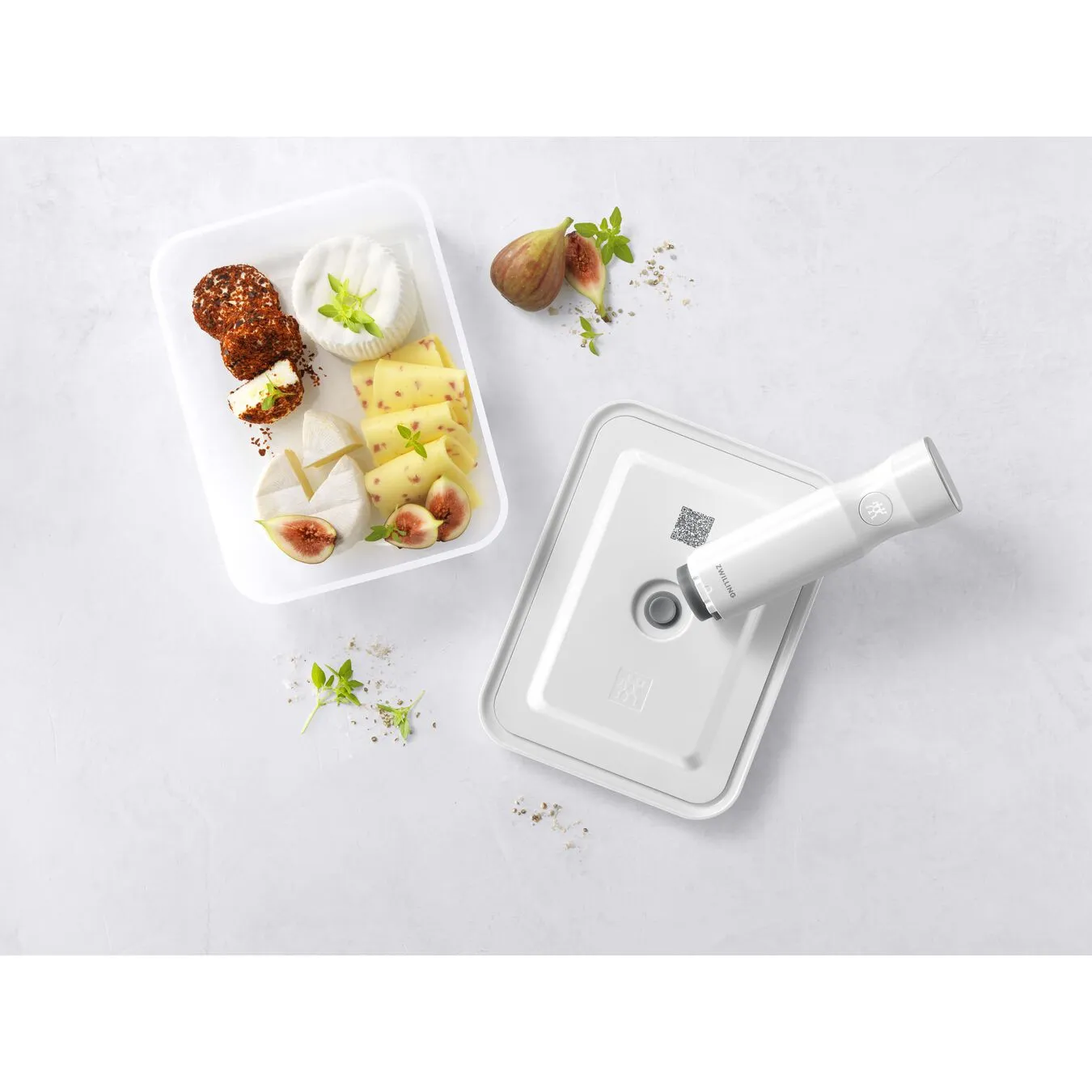 Zwilling Vakuum Køleboks, Plastik, Semitransparent-Grå 4 Zwilling Vakuum Køleboks, Plastik, Semitransparent-Grå - Billede 4