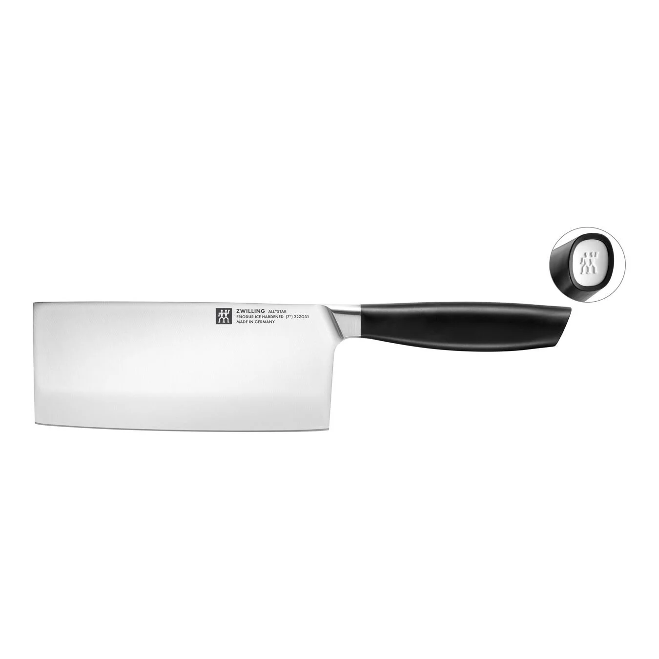 Zwilling Kinesisk Kokkekniv 18 Cm, Hvid 1 Zwilling Kinesisk Kokkekniv 18 Cm, Hvid