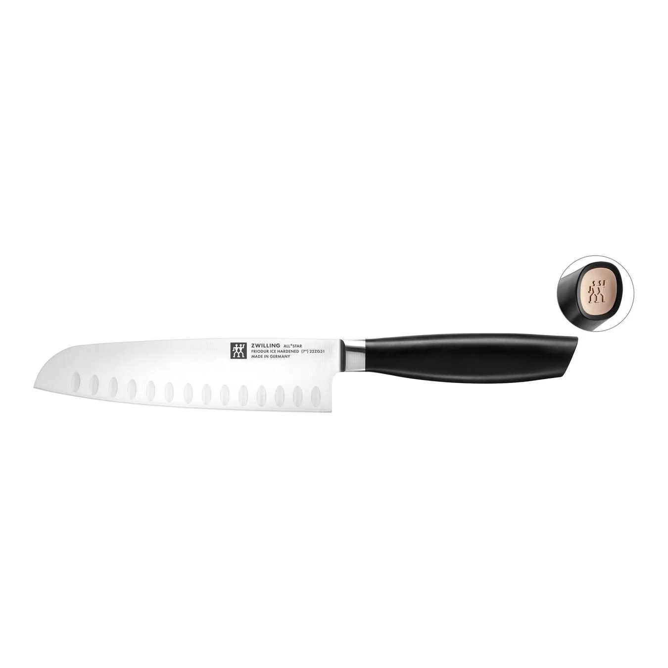 Zwilling Santokukniv 18 Cm, Rosegold 1 Zwilling Santokukniv 18 Cm, Rosegold