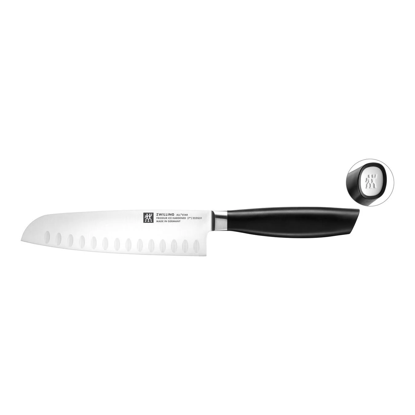 Zwilling Santokukniv 18 Cm, Hvid 1 Zwilling Santokukniv 18 Cm, Hvid