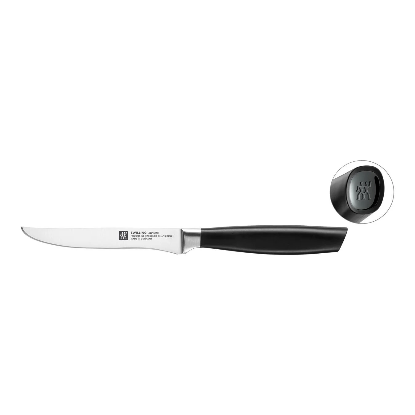 Zwilling Steakkniv 12 Cm, Sort 1 Zwilling Steakkniv 12 Cm, Sort