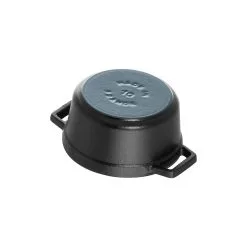 Staub Mini Cocotte 10 Cm, Rund, Sort, Støbejern -Køkkenudstyr Butik 40500 101 0 5