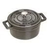 Staub Mini Cocotte 10 Cm, Rund, Grafitgrå, Støbejern