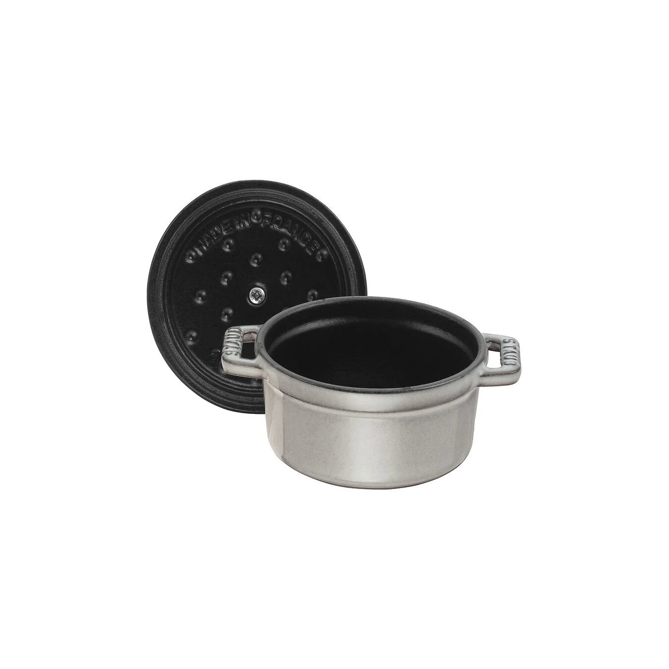 Staub Mini Cocotte 10 Cm, Rund, Grafitgrå, Støbejern 5 Staub Mini Cocotte 10 Cm, Rund, Grafitgrå, Støbejern - Billede 5
