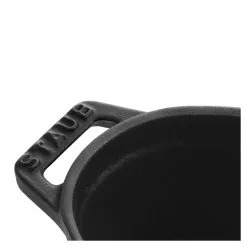 Staub Mini Cocotte 11 Cm, Oval, Sort, Støbejern -Køkkenudstyr Butik 40500 111 0 4