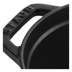 Staub Cocotte 17 Cm, Oval, Sort, Støbejern -Køkkenudstyr Butik 40500 171 0 7