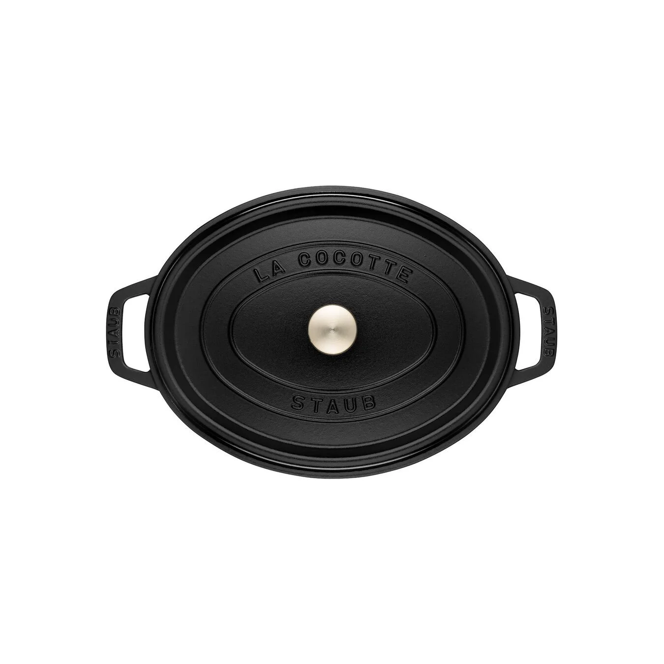 Staub Cocotte 33 Cm, Oval, Sort, Støbejern 4 Staub Cocotte 33 Cm, Oval, Sort, Støbejern - Billede 4