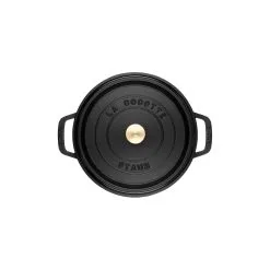 Staub Cocotte 14 Cm, Rund, Sort, Støbejern 8 Staub Cocotte 14 Cm, Rund, Sort, Støbejern -Køkkenudstyr Butik 40500 241 0 8 2