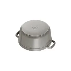 Staub Cocotte 24 Cm, Rund, Grafitgrå, Støbejern 8 Staub Cocotte 24 Cm, Rund, Grafitgrå, Støbejern -Køkkenudstyr Butik 40500 246 0 6