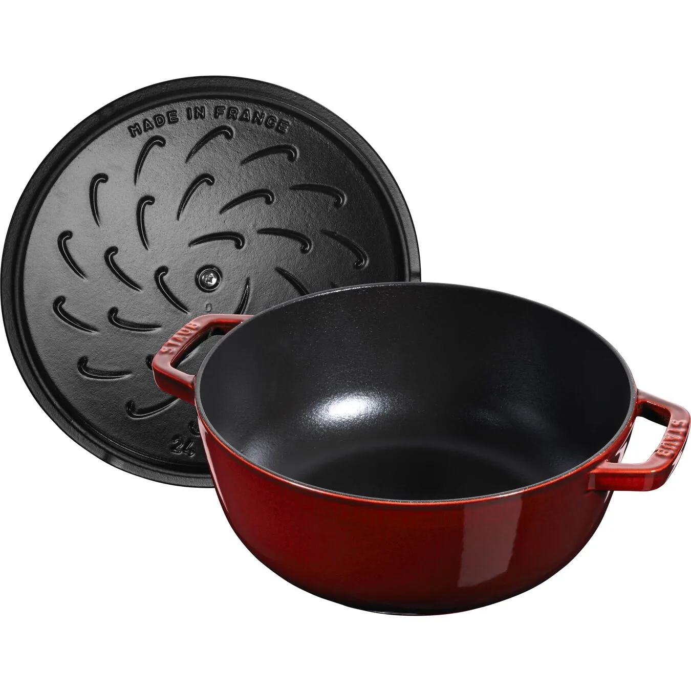 Staub Braisergryde 24 Cm, Støbejern 5 Staub Braisergryde 24 Cm, Støbejern - Billede 5