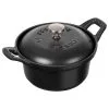Staub La Coquette 12 Cm, Rund, Sort