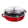 Staub Sautepande Med Glaslåg 24 Cm, Støbejern