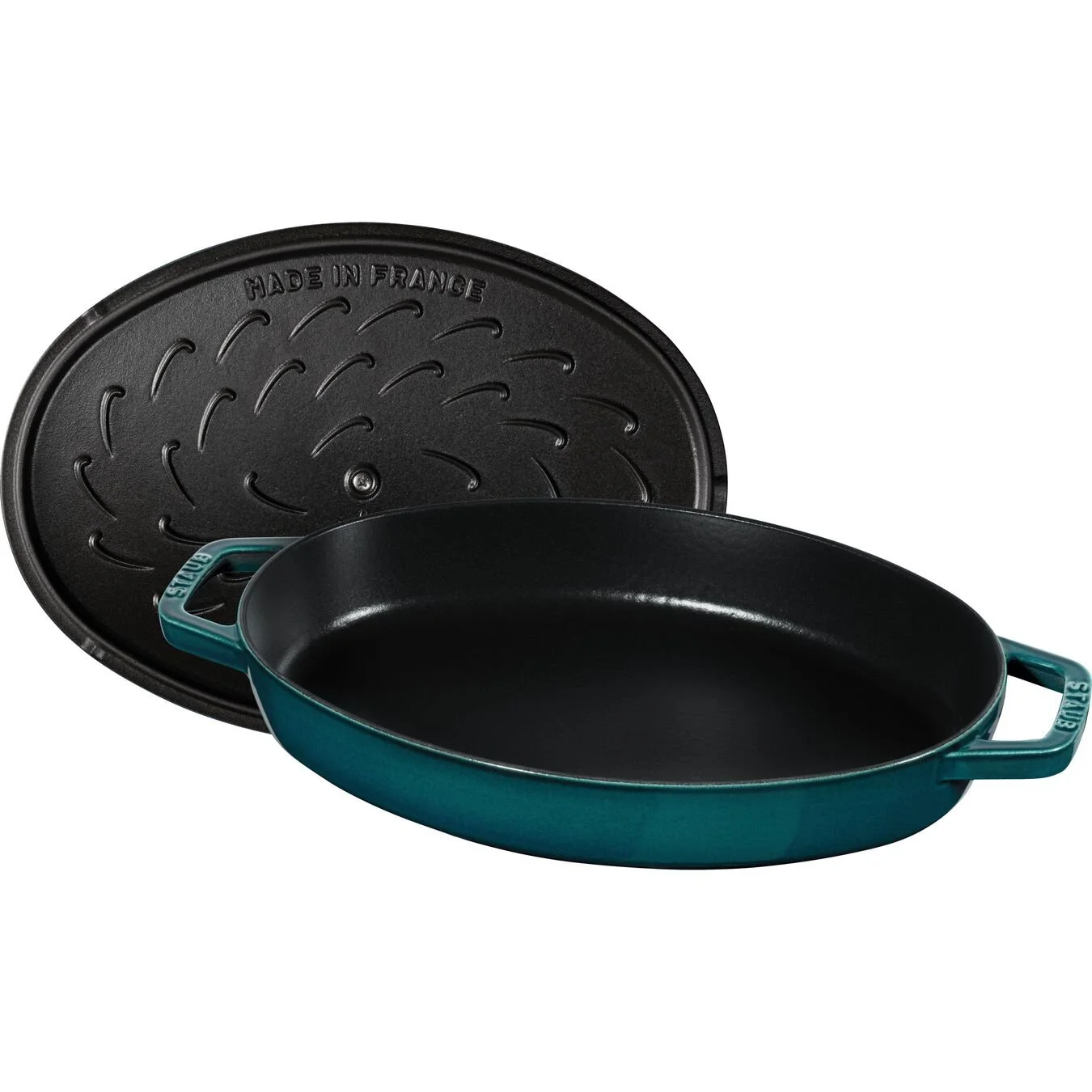Staub Ovnfad Med Låg 33 Cm, Støbejern 5 Staub Ovnfad Med Låg 33 Cm, Støbejern - Billede 5