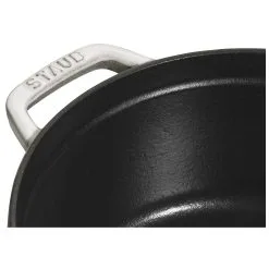 Staub Cocotte 24 Cm, Rund, White Truffle, Støbejern -Køkkenudstyr Butik 40501 412 0 5