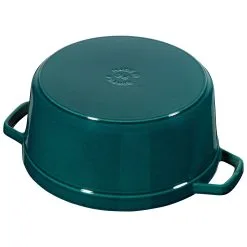 Staub Cocotte 28 Cm, Rund, La-Mer-Turkis-Blågrøn, Støbejern -Køkkenudstyr Butik 40501115 4