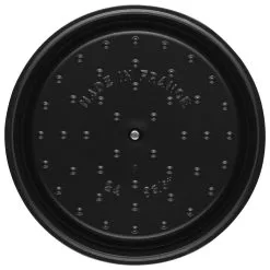 Staub Cocotte Dyb 24 Cm, Rund, Bordeaux, Støbejern -Køkkenudstyr Butik 40506566 6
