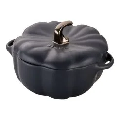Staub Cocotte 15 Cm, Græskar, Sort, Keramisk