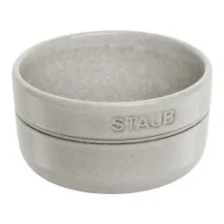 Staub Skål 10 Cm, Keramisk, White Truffle