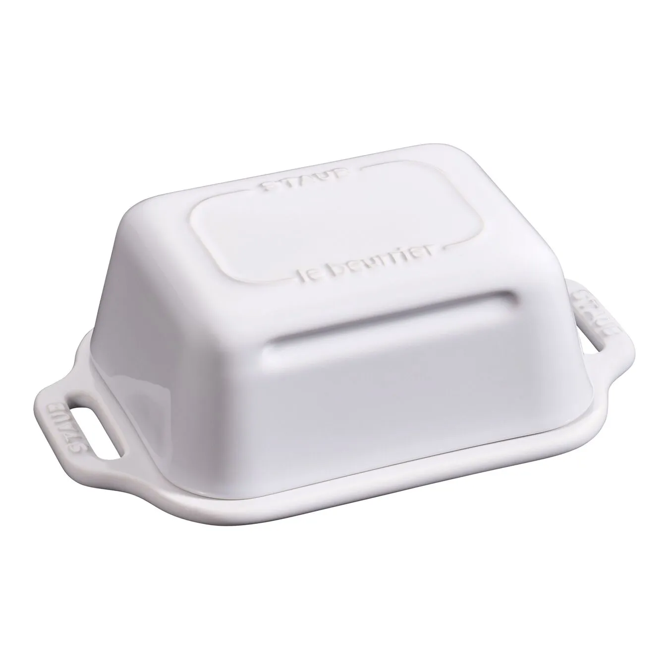 Staub Smørfad , Keramisk, Ren Hvid 1 Staub Smørfad , Keramisk, Ren Hvid