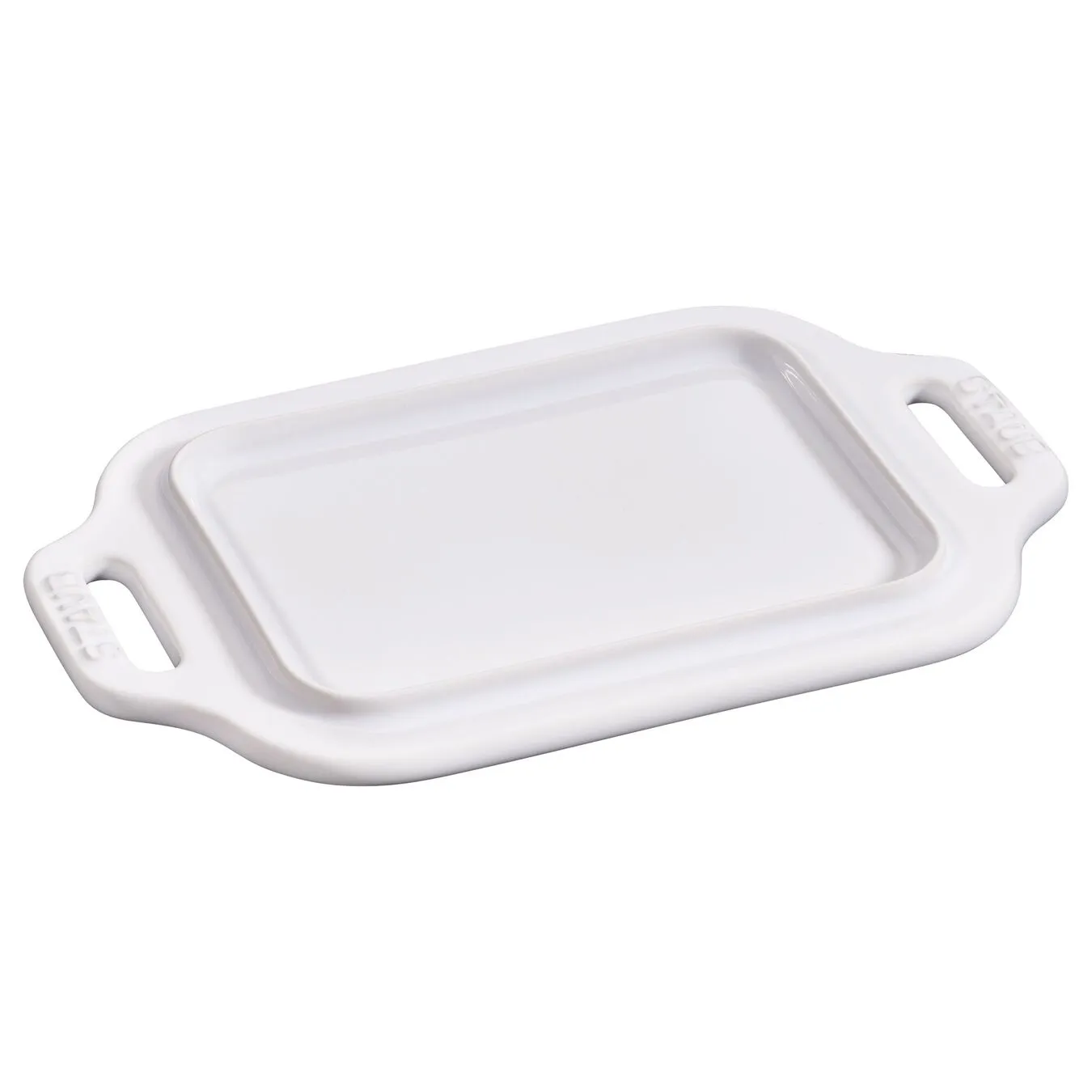 Staub Smørfad , Keramisk, Ren Hvid 2 Staub Smørfad , Keramisk, Ren Hvid - Billede 2