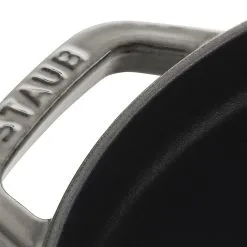 Staub Cocotte 28 Cm, Rund, Grafitgrå, Støbejern 8 Staub Cocotte 28 Cm, Rund, Grafitgrå, Støbejern -Køkkenudstyr Butik 40509 304 0 3