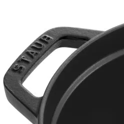 Staub Cocotte 27 Cm, Oval, Sort, Støbejern 10 Staub Cocotte 27 Cm, Oval, Sort, Støbejern -Køkkenudstyr Butik 40509 315 0 6 1