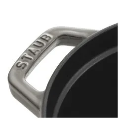 Staub Cocotte 29 Cm, Oval, Grafitgrå, Støbejern -Køkkenudstyr Butik 40509 317 0 3