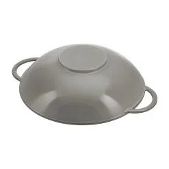 Staub Wok Med Glaslåg 37 Cm, Støbejern -Køkkenudstyr Butik 40509 336 0 4