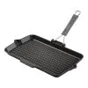Staub Grillpande Med Hældetud 34 X 21 Cm, Støbejern, Sort