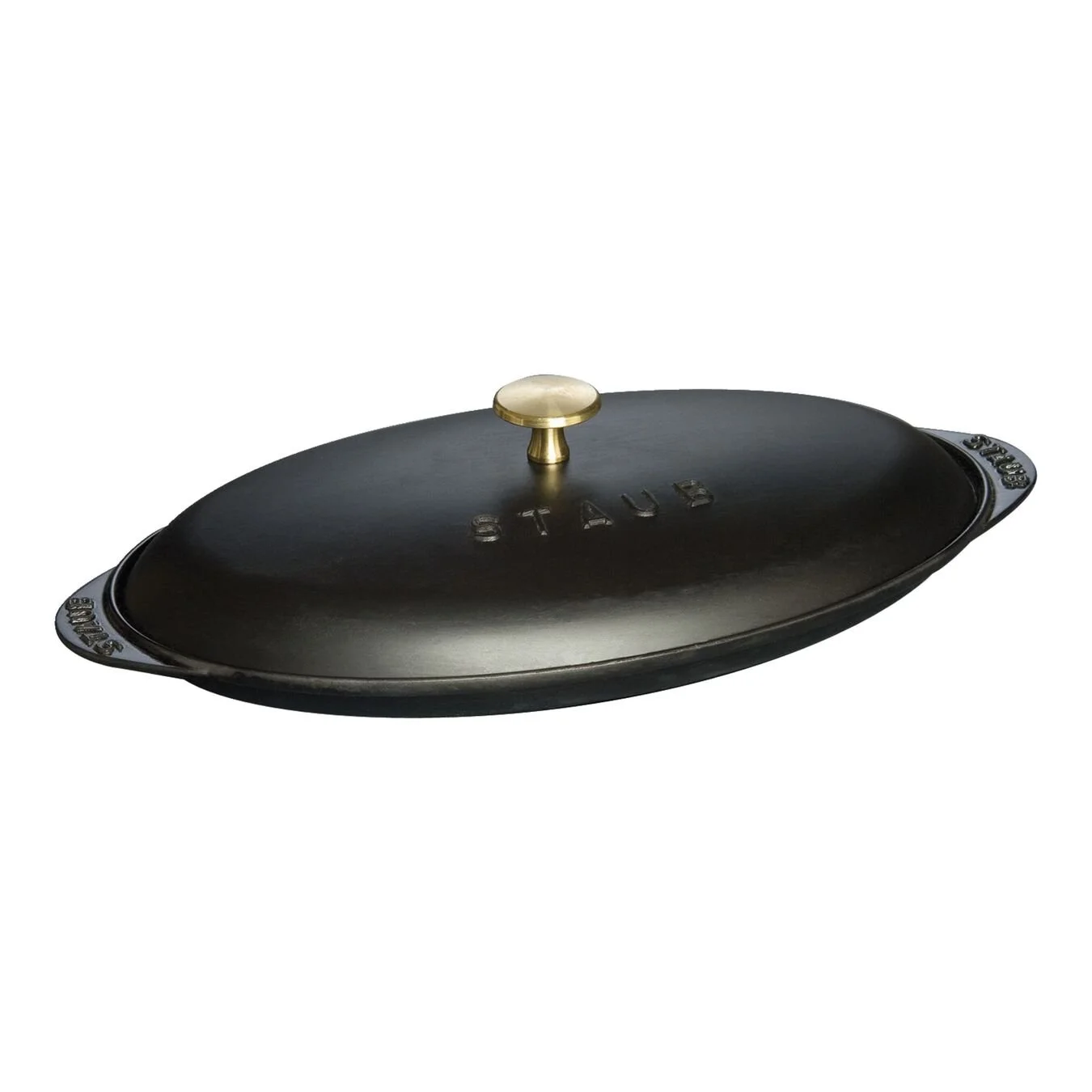 Staub Ovnfad Med Låg 31 Cm, Støbejern 1 Staub Ovnfad Med Låg 31 Cm, Støbejern