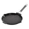 Staub Grillpande Med Hældetud 28 Cm, Støbejern, Sort