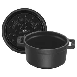 Staub Cocotte 12 Cm, Rund, Sort, Støbejern 10 Staub Cocotte 12 Cm, Rund, Sort, Støbejern -Køkkenudstyr Butik 40509 471 0 000000882