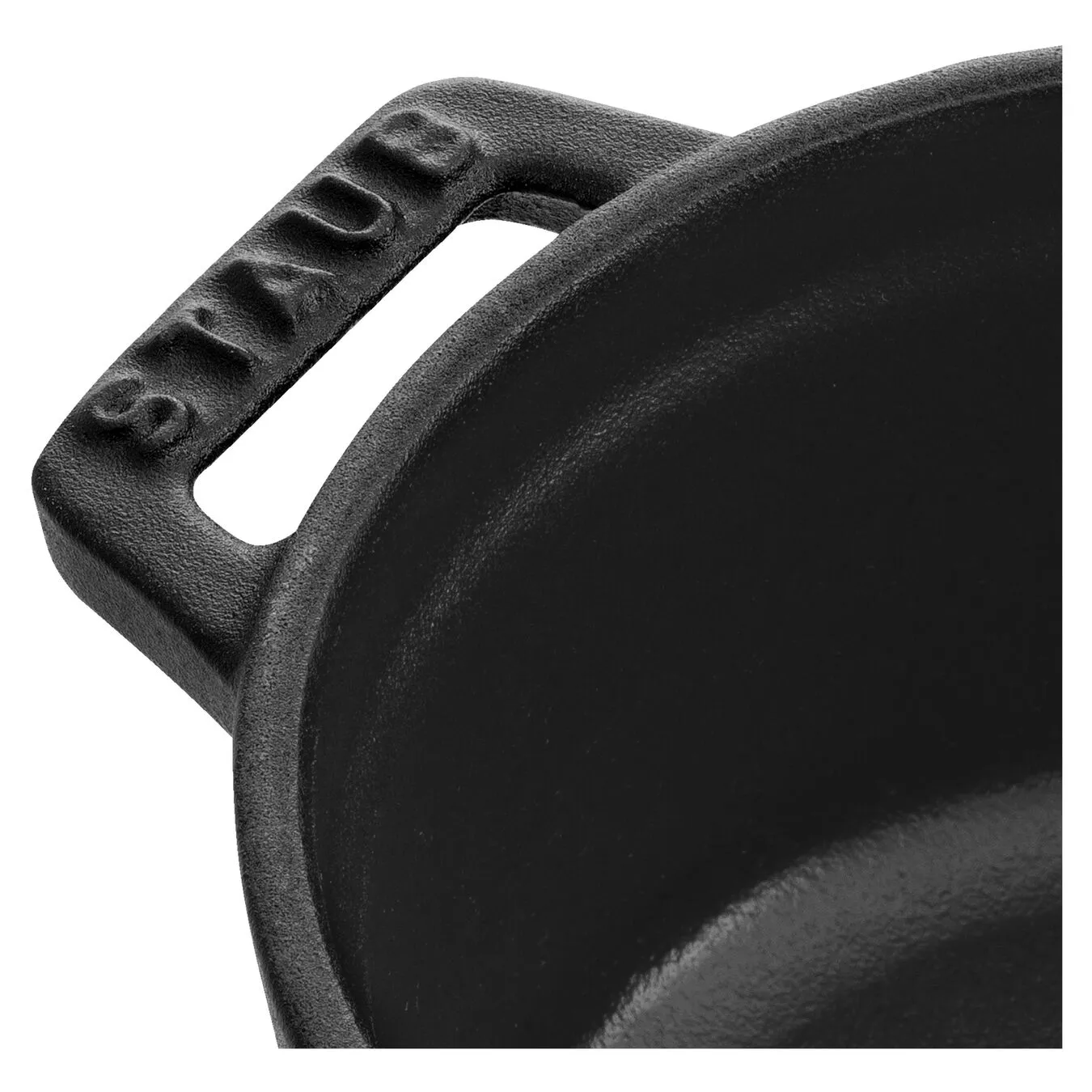 Staub Cocotte 12 Cm, Rund, Sort, Støbejern 2 Staub Cocotte 12 Cm, Rund, Sort, Støbejern - Billede 2