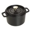 Staub Cocotte 16 Cm, Rund, Sort, Støbejern
