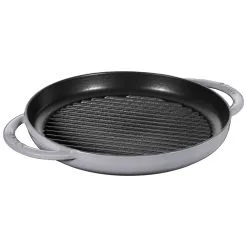 Staub Pure Grill 26 Cm, Rund, Grafitgrå, Støbejern -Køkkenudstyr Butik 40509 522 0 2