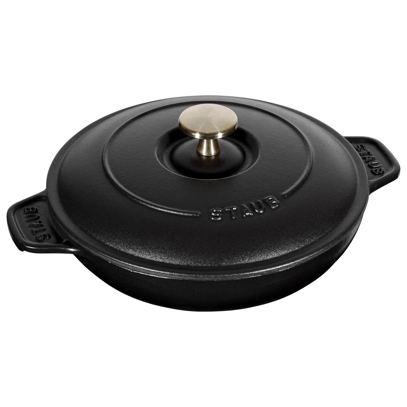 Staub Ovnfad Med Låg 20 Cm, Støbejern 1 Staub Ovnfad Med Låg 20 Cm, Støbejern