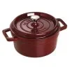 Staub Cocotte 22 Cm, Rund, Grenadine, Støbejern