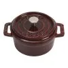 Staub Mini Cocotte 10 Cm, Rund, Grenadine, Støbejern