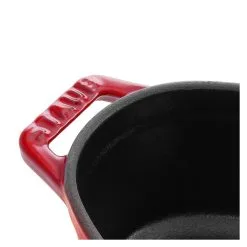 Staub Mini Cocotte 11 Cm, Oval, Kirsebærrød, Støbejern -Køkkenudstyr Butik 40509 807 0 3